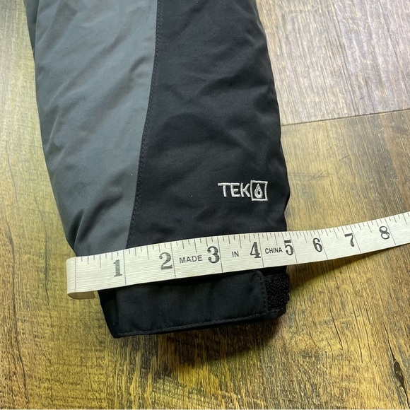 LL Bean Rugged Ridge Parka Jacket Coat Women's 2X Black Gray TEK Ski Snow Winter - Picture 13 of 15